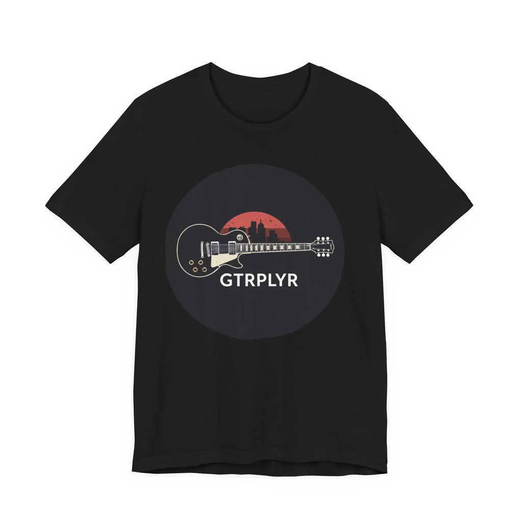 Guitar Player T-Shirt – 'GTRPLYR' Electric Guitar Graphic Tee Printify