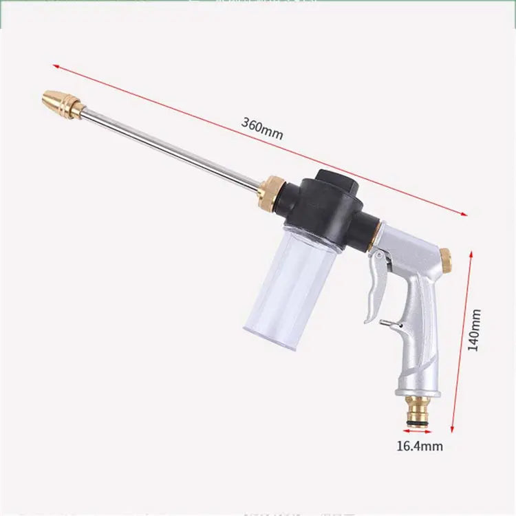 High-Pressure Car Wash Gun with Foam Nozzle and Hose DJ's Garage