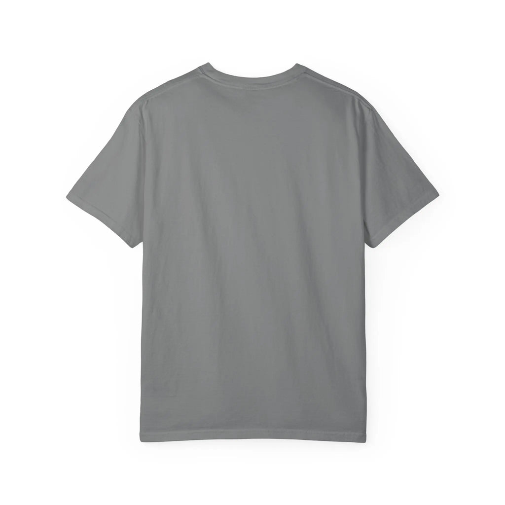 Da Vinci's Vitruvian Man with a Guitar T-Shirt — Classic White Garment-Dyed Tee Printify