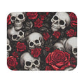 Skull and Rose Mouse Pad (Rectangle) Printify