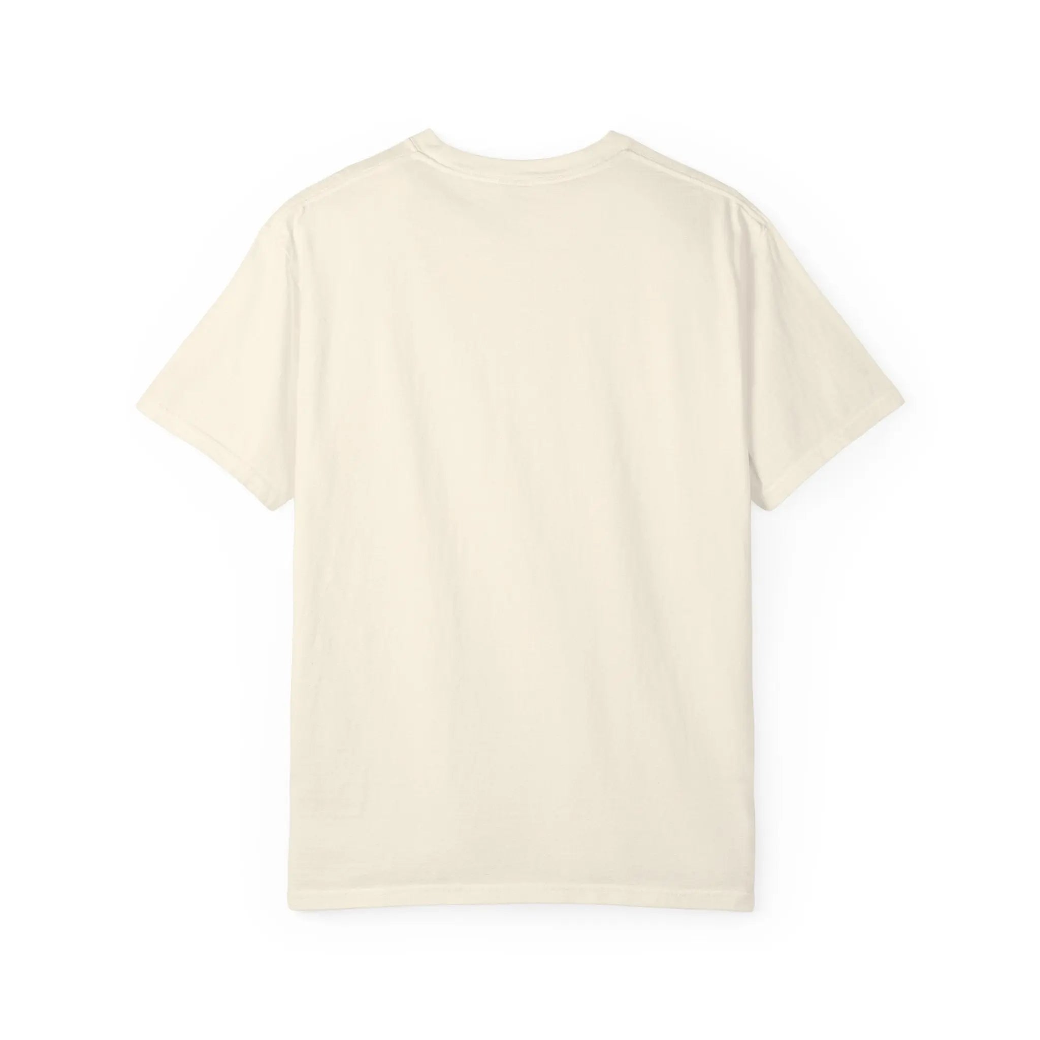 Da Vinci's Vitruvian Man with a Guitar T-Shirt — Classic White Garment-Dyed Tee Printify