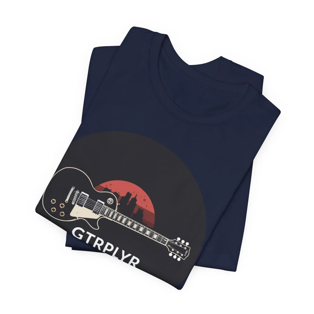 Guitar Player T-Shirt – 'GTRPLYR' Electric Guitar Graphic Tee Printify