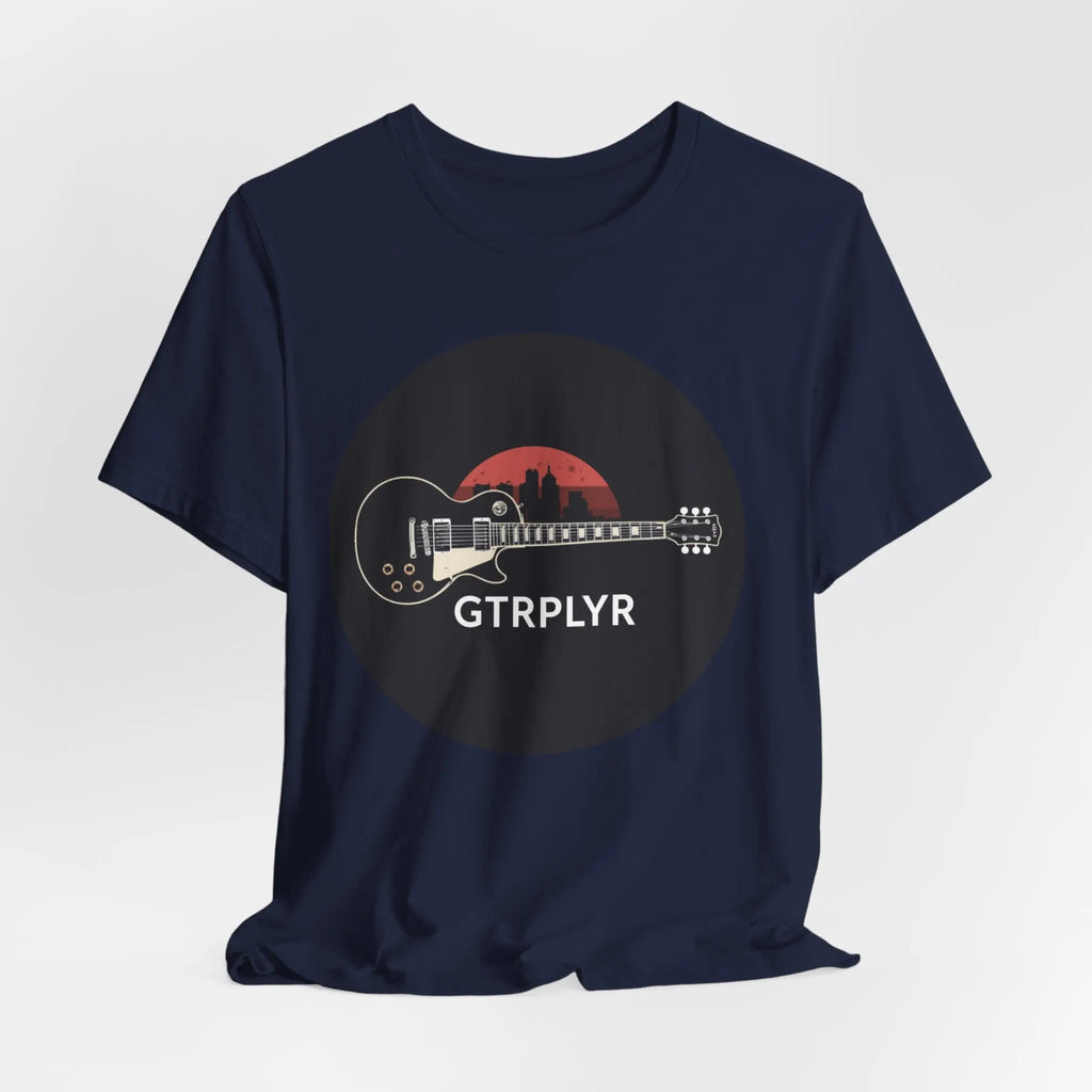 Guitar Player T-Shirt – 'GTRPLYR' Electric Guitar Graphic Tee Printify