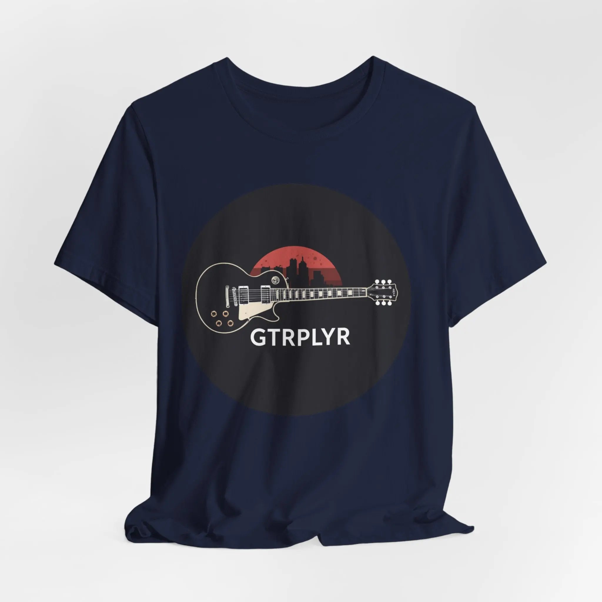 Guitar Player T-Shirt – 'GTRPLYR' Electric Guitar Graphic Tee Printify