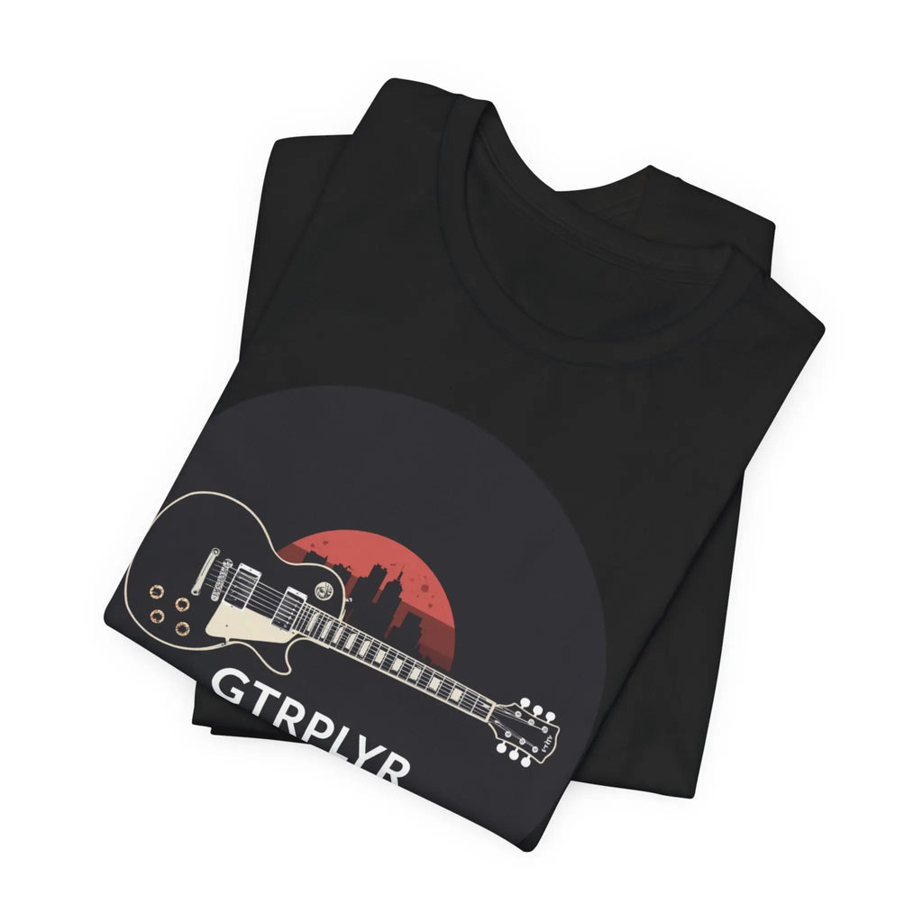 Guitar Player T-Shirt – 'GTRPLYR' Electric Guitar Graphic Tee Printify