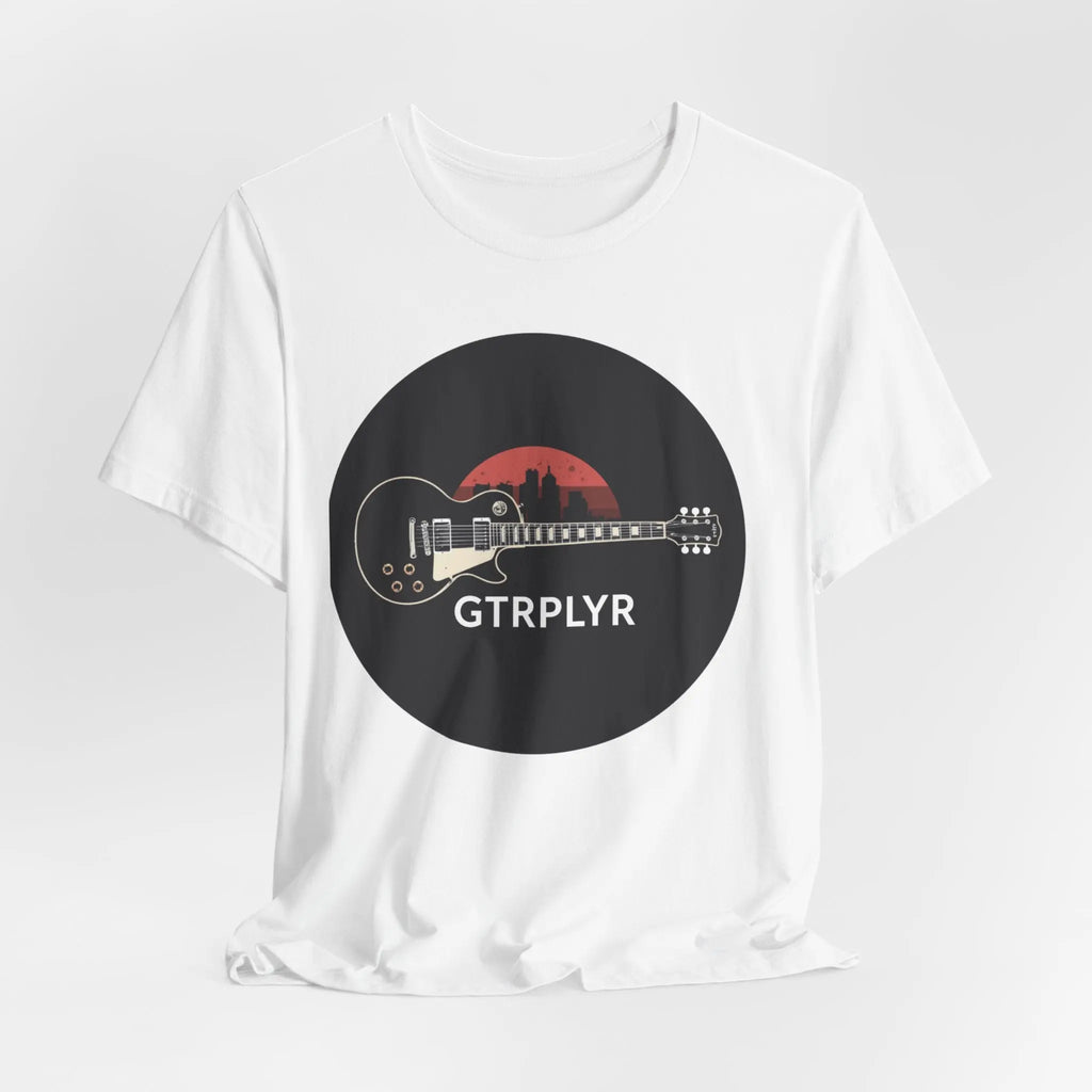 Guitar Player T-Shirt – 'GTRPLYR' Electric Guitar Graphic Tee Printify
