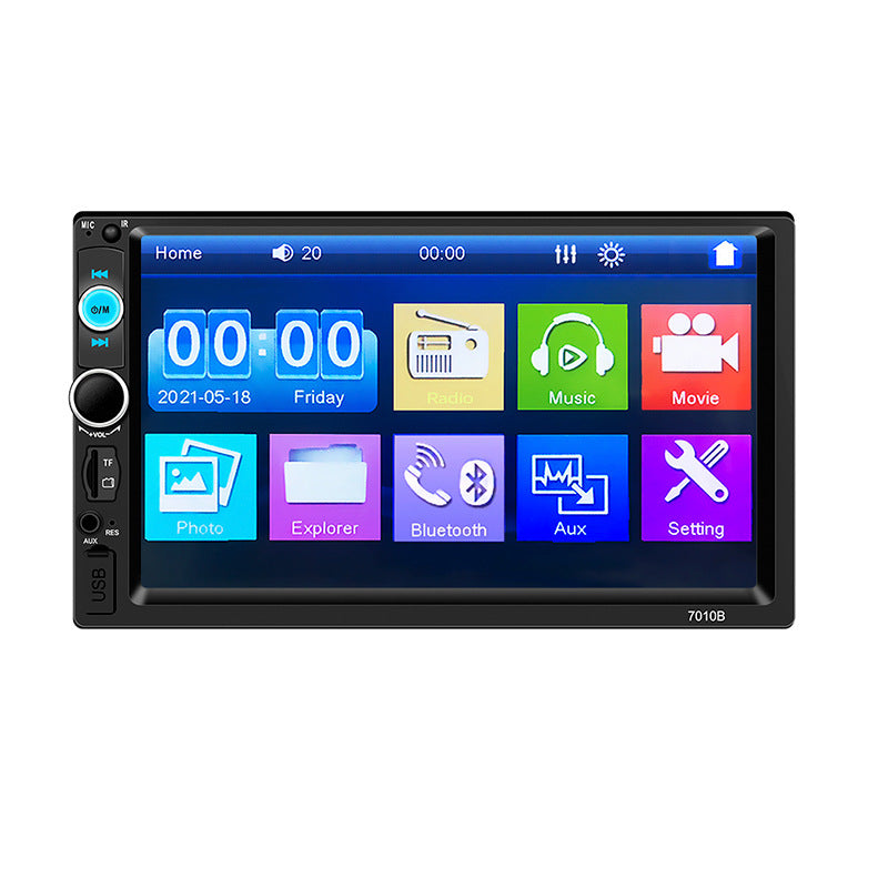 7-Inch Dual-Disc Car MP5 Player with Bluetooth 7010B