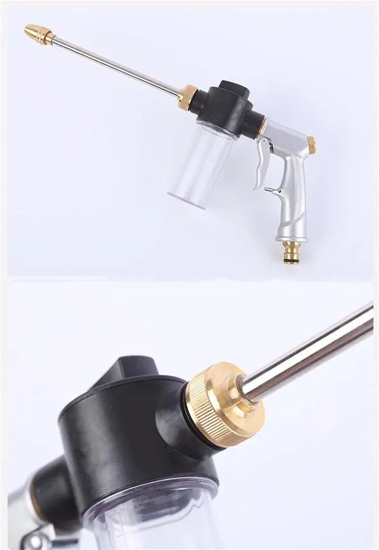 High-Pressure Car Wash Gun with Foam Nozzle and Hose DJ's Garage
